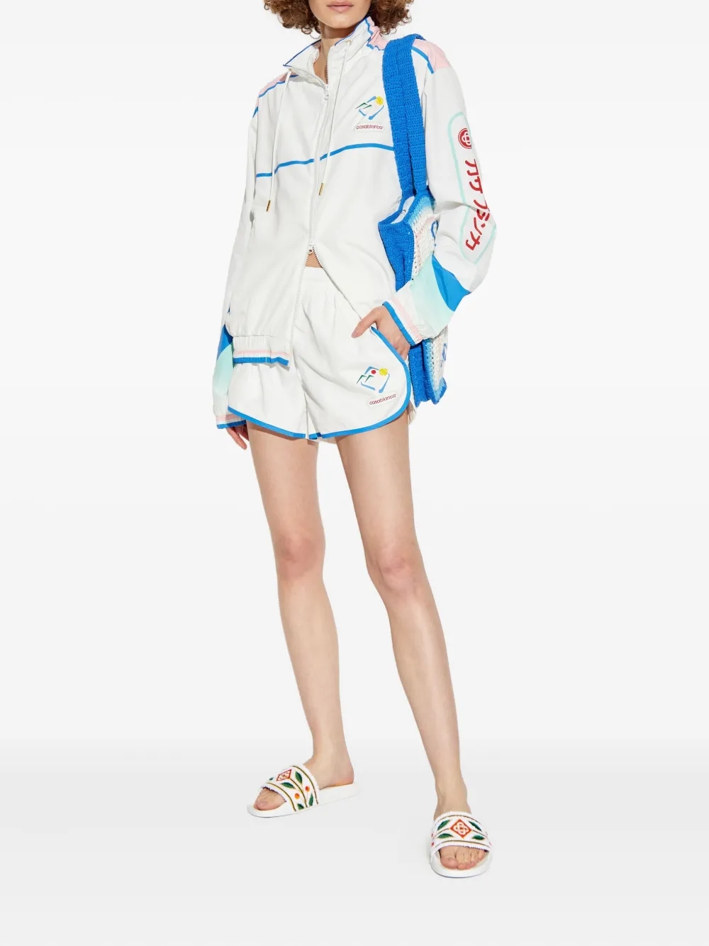 Casablanca Casa Sportif windbreaker shorts alternate angle