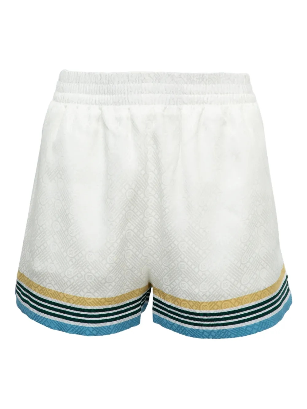 Casablanca striped-trim shorts back view
